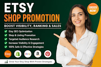 do etsy shop promotion traffic marketing and etsy store seo