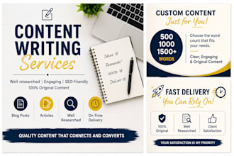 write engaging blog posts and articles