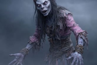 fantasy horror and fantasy horror character unique style