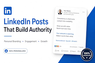 be your professional linkedin content creator
