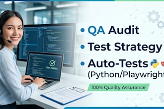 qa audit and test strategy for your web app