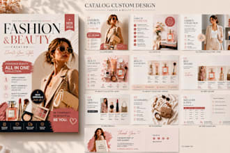 design booklet,magazine for fashion and beauty brands
