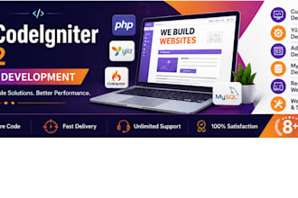 develop or customize PHP, codeigniter and yii2 websites