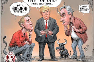 draw political cartoon and comic strip