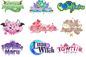 design a unique vtuber and streaming logo fast