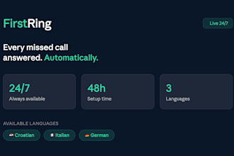 set up an ai dental receptionist that answers every call, zero missed calls, 24h