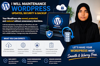 maintenance wordpress website updates security and backup