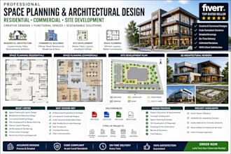 do space planning residential architecture commercial building site development