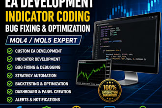 develop, fix and optimize mt4 mt5 expert advisors and indicators