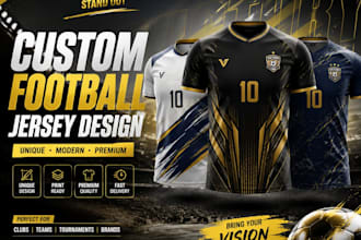 a professional custom football jersey for your team, club, or brand