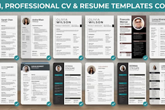 design professional ats resume template and premium CV design