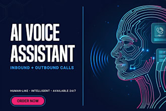 build a 24 ai voice agent and ai receptionist inbound and outbound