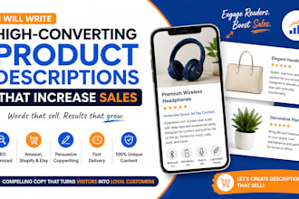 write compelling product descriptions that increase sales