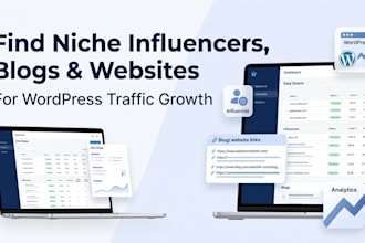 find niche influencers, blogs, and websites to grow your wordpress traffic