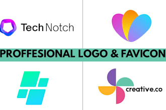 design professional logo and favicon