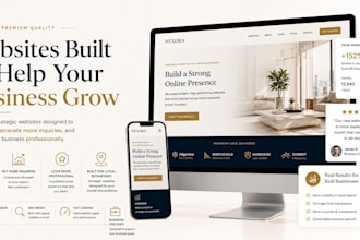 design a premium wordpress business website