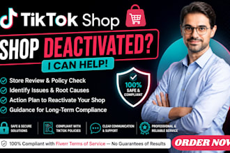 reactivate your tiktok shop and appeal shop deactivation