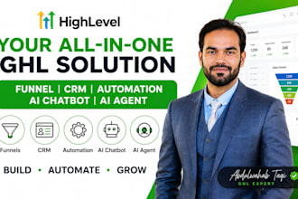 do gohighlevel funnel, cms, automation, ai chatbot