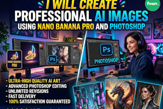 create professional ai images using nano banana pro and photoshop