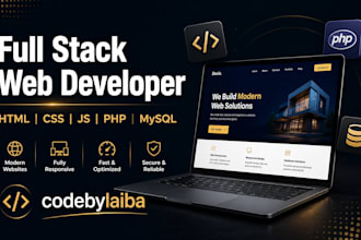build a full stack wordpress and PHP mysql website