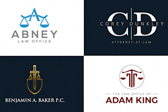 do law firm lawyer notary attorney justice law office advocate legal logo design