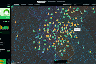 build an interactive mapbox or leaflet map for your web app