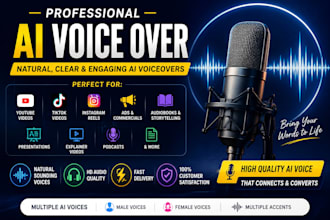 create professional ai voice over