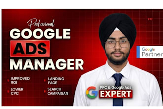 help to setup your google ads camapigan and landing page