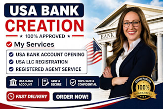 create USA bank account with mercury wise relay,  and payoneer for non resident