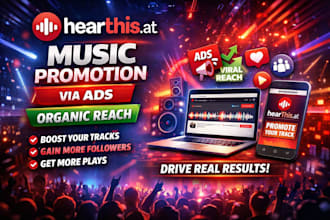 hearthis at promotion and organic hearthis at music promotion via ads