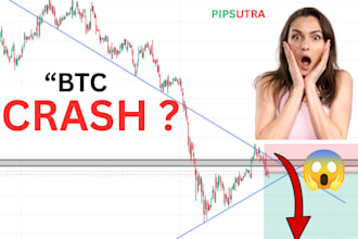 design professional youtube thumbnails for forex and crypto