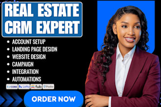 set up real estate crm lofty crm, boldtrail, kvcore, gohighlevel, follow up boss