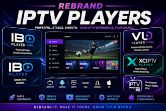 rebrand ibo player pro, ibo player, vu player pro, xciptv player, iptv smarter