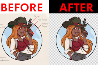 fix and improve ai generated images