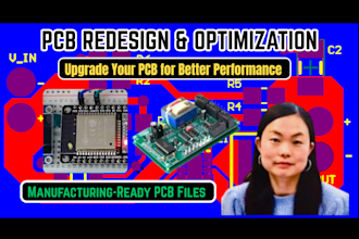 redesign, optimize and upgrade your existing pcb layout
