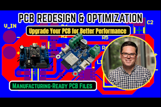 redesign, optimize and upgrade your existing pcb layout