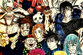 create anime, digital, comic, portrait and custom artworks