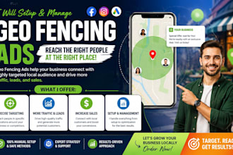 setup and manage high converting geo fencing ads for local businesses