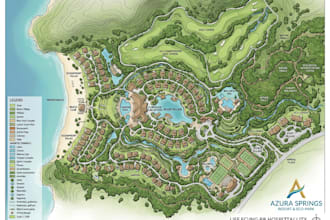 design luxury resort, park and hospitality landscape   masterplans projects