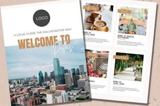 design real estate home relocation guide PDF, property buyer welcome booklet