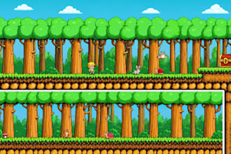 develop complete epic 2d platformer game for you perfectly