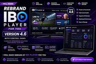 rebrand full ibo player version 4,6 with control panel