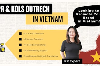help your brand gain exposure through vietnam media and kols
