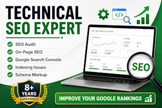 do technical, on page and website SEO audit