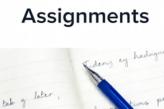 do neat handwritten notes and assignments
