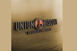design union biscuit breakfast brunch restaurant logo
