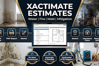 do xactimate water, fire, mold and mitigation estimate