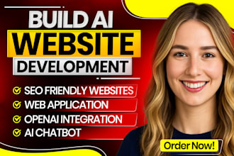 develop ai website, ai chatbot, ai web application, ai software developer