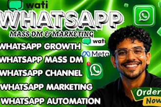 do whatsapp marketing whatsapp promotion, bulk messaging, mass dm