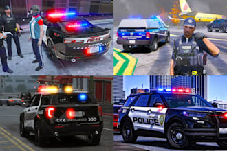 develop fivepd, lspdfr and nopixel inspired police rp server for fivem